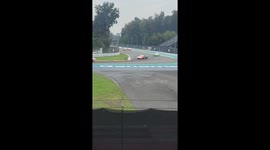 NASCAR Crash Into Barrier in Mexico City