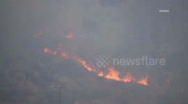 US, Los Angeles: Banning The Wolf Fire Activity Increases