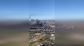 Italy: Fire Breaks Out At Electrical Storage Facility In Rome