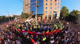 Serbia: Large-scale anti-government protest takes place in Belgrade