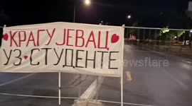 Serbia: Large Crowd Gathers in Kragujevac for Anti-Government Protest