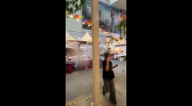 Storm causes damage as raging wind hits buildings in Bangkok