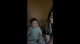 Baby's giggle-filled fame with mom goes viral with over 3 million views on TikTok
