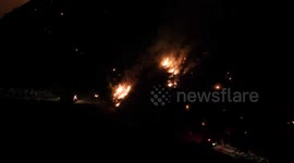 Türkiye: Massive forest fire in southern Türkiye partially under control