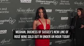 Meghan, Duchess of Sussex's wine sells out in under an hour