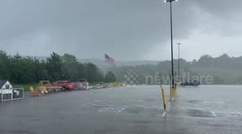 US: Heavy rainfall hits Livingston