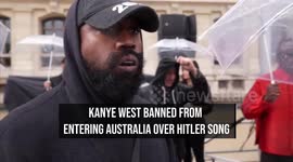 Kanye West banned from entering Australia over Hitler song