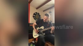 Musician infuses dads ashes into his guitar - so he can be with him at future gigs