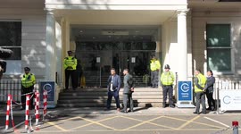 Matt Hancock departs the Covid 19 inquiry as people shout at him