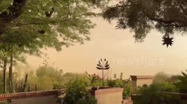 Huge Dust Storm Covers Tucson As Residents Prepare For Monsoon Showers