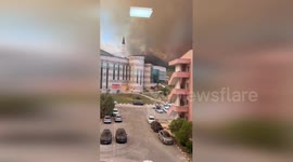 Fierce wildfire near Antakya University forces thousands to flee