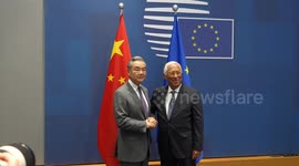 Belgium: European Council President meets Chinese FM