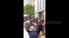 US: Fan supporters media national International gathered at the courthouse in lower Manhattan and eager anticipation of the Sean Combs criminal case verdict