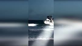 US: Coast Guard And National Park Service Rescue Mariner Near Shackleford Banks