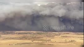 Spain: Massive Wildfire Sends Dark Smoke Over Torrefeta And Florejacs