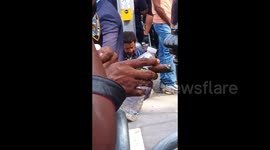 US: Big Mike in front of the courthouse in lower Manhattan waiting for the verdict of the Sean Combs criminal case