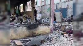 Palestine: Israeli Bombing Destroys Gaza School Shelter for Displaced Families