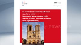 France: Towers of Notre-Dame Cathedral to reopen after six years