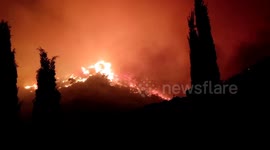 Türkiye: Massive wildfires continue to rage in western Türkiye, evacuations underway