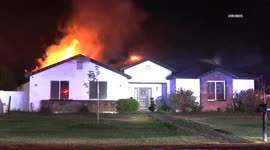 US, Phoenix: South Avondale 122nd Avenue House Fire