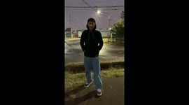 Rare snowfall surprises residents in Rawson, Argentina