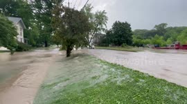 US: Severe Flooding Hits Avon, NY After Heavy Rainfall