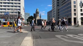 Germany: Berlin street scenes unfold amid economic downturn