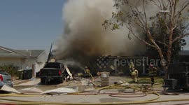 US, Los Angeles: Simi Valley One Killed in Possible Fireworks Related Garage Explosion