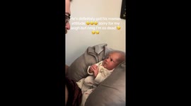 Baby Judges Dad's Bad Singing