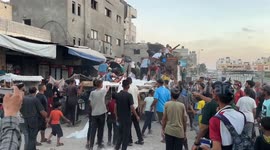 Israeli strike on aid distribution point in southern Gaza kills many, including children