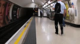 Happy Birthday TFL message heard at Bank London Underground Station
