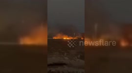 Israeli Settlers Torch Palestinian Village of Al-Taybeh Under Military Protection