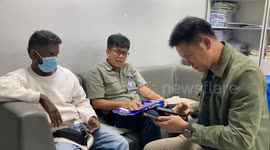 Tourist caught with THREE live snakes in his pants at Thai airport