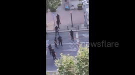 Serbia: Police presence at the anti-government protest in Belgrade