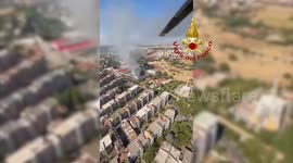 Italy: 10 injured in Rome gas station explosion (2)