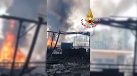 Italy: 10 injured in Rome gas station explosion