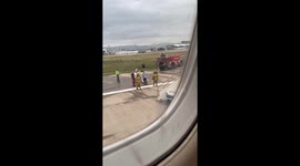 Airline evacuates passenger after suspicious noise is heard from engine
