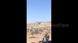 Tents Erected Again by Israeli Settlers in Susya, Masafer Yatta