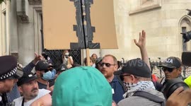 UK: Protest in London in support of Palestine Action ahead of court ruling