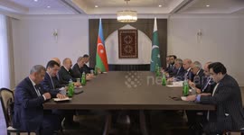 Azerbaijan: President of Azerbaijan Ilham Aliyev met with Prime Minister of Pakistan in Khankendi