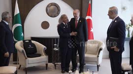Azerbaijan: Turkish president Erdogan meets with Pakistani PM Sharif in Azerbaijan