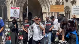UK: Protest in London in support of Palestine Action ahead of court ruling (2)