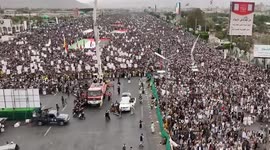 Yemen: Tens of thousands rally in Yemen's Sanaa to show solidarity with Gaza