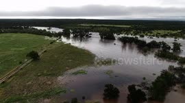 Flooding in Hill Country Texas, Camp Mystic Area, San Saba river flooding central Texas Floods