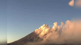 Mexico: Popocatepetl Volcano Emits Volcanic Ash Plume Rising To 20,000 Feet