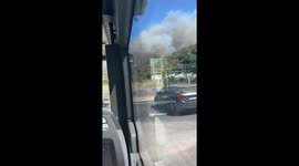 Greece: Rafina Wildfire Sparks Immediate Response, Closes Roads in East Attica