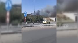 Syria: Thick Smoke Covers Damascus After Blaze Near Presidential Compound