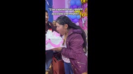 Husband's hilarious cake smash prank turns wife's birthday celebration into a messy occasion