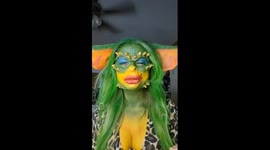 Halloween prosthetic removal video shows that taking off makeup is an art form in itself