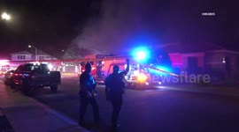 US, Phoenix: Peoria Tether Trail House Fire